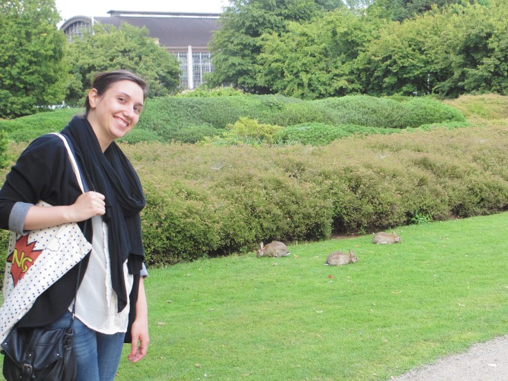 Conejitos en el parque